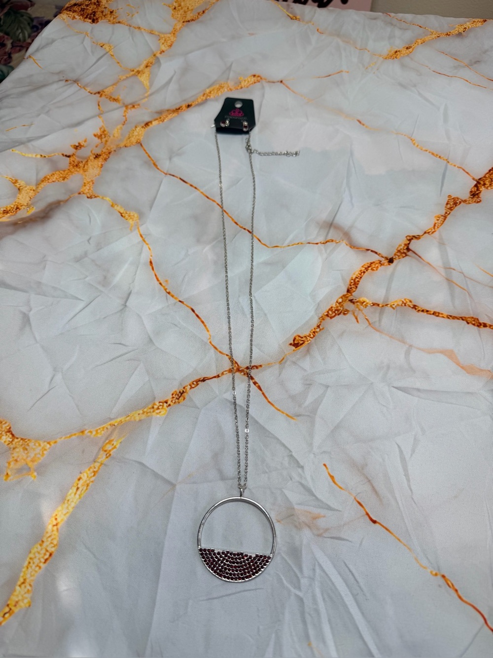 Bet Your Bottom Dollar Necklace and earrings set NWT